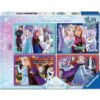 Пъзел Ravensburger 4х100 елемента Замръзналото Кралство
