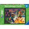 Ravensburger - Пъзел 100 ел. - Чудовища от Майнкрафт