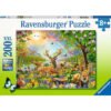 Ravensburger - Пъзел 200 ел. XXL - Грациозно семейство елени
