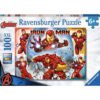 Ravensburger - Пъзел 100 ел. XXL - Марвел: Железният човек