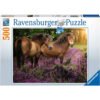 Ravensburger - Пъзел 500 ел. - Понита в цветята