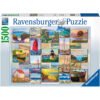 Ravensburger - Пъзел 1500 ел. - Крайбрежен колаж