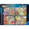 Ravensburger - Пъзел Happy Days 4х500 ел. - Възхитителни градини