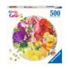 Ravensburger - Пъзел 500 ел. - Кръг от цветове: Плодове и зеленчуци