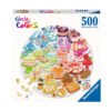Ravensburger - Пъзел 500 ел. - Кръг от цветове: Десерти