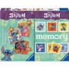 Ravensburger - Пъзел 3 в 1 25/36/49 ел. + мемори - Стич