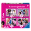 Ravensburger - Пъзел 4 -в-1: 12/16/20/24 ел. - Барби