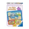 Ravensburger - Моят първи пъзел 3х6 ел. - Животни в действие