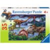 Ravensburger - Пъзел 35 ел. - Динозаврите си играят