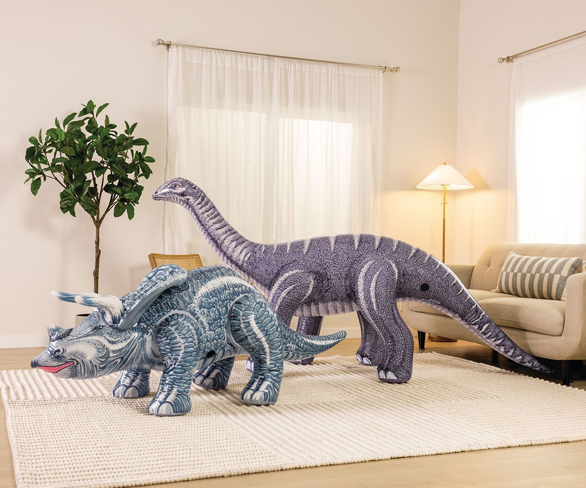 INTEX – Надуваема играчка Динозавър Jurassic Dino Pals, 109 х 76 х 147 см