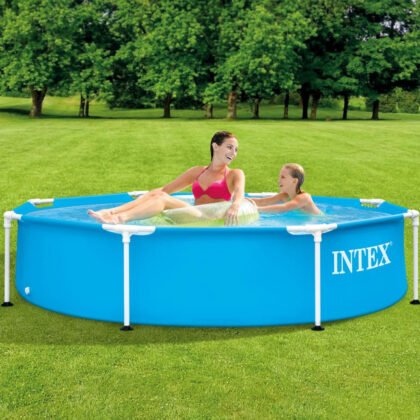 INTEX – Сглобяем басейн с рамка, 244 х 51 см
