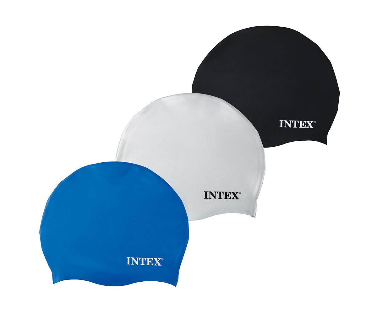 Intex-Шапка за плуване, силиконова, асортимент