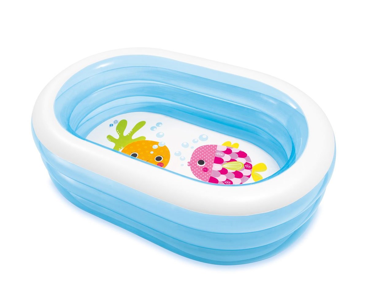 INTEX - Детски надуваем басейн Морски приятели My Sea Friends, 163х107х46 см