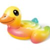 INTEX - Надуваем остров Пате Yellow Duck Ride-on, 147х147х81 см
