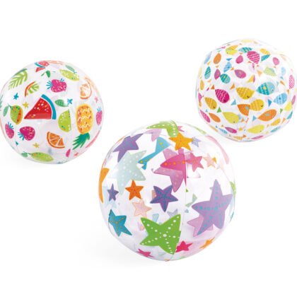 Intex – Надуваема топка Lively Print, асортимент, 51 см