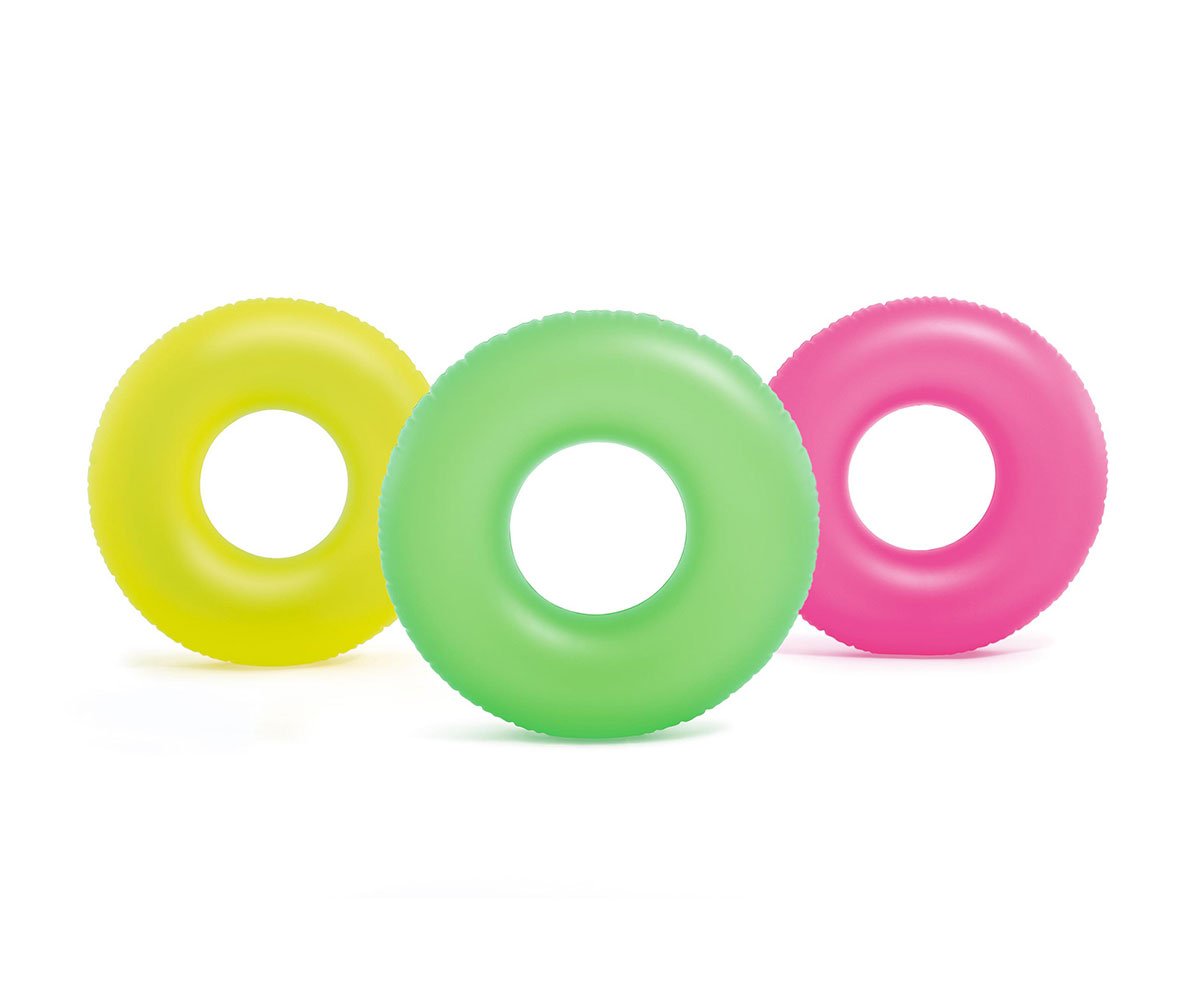 INTEX - Детски голям надуваем пояс Neon Frost, асортимент, 91 см