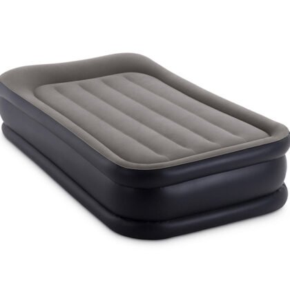 INTEX - Надуваем матрак с вградена помпа Deluxe Pillow Rest Raised, 99х191х42 см
