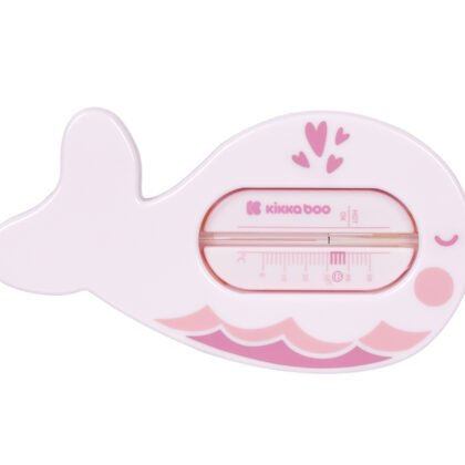 Термометър за вода Whale Pink