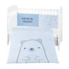 Бебешки спален комплект 2 части EU style 60/120 Bear with me Blue