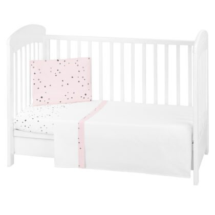 Бебешки спален комплект 3 части EU Style 70/140 Bear with me Pink
