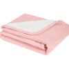 Плетено памучно одеяло с шерпа Dream Big Pink