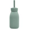 Шише със сламка Platinum Silicone Sage