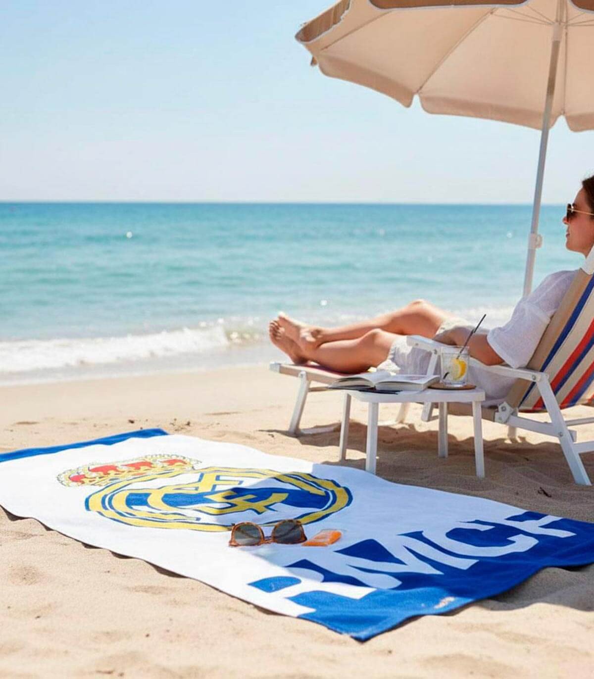 Детска плажна кърпа 70х140 real madrid - Image 6