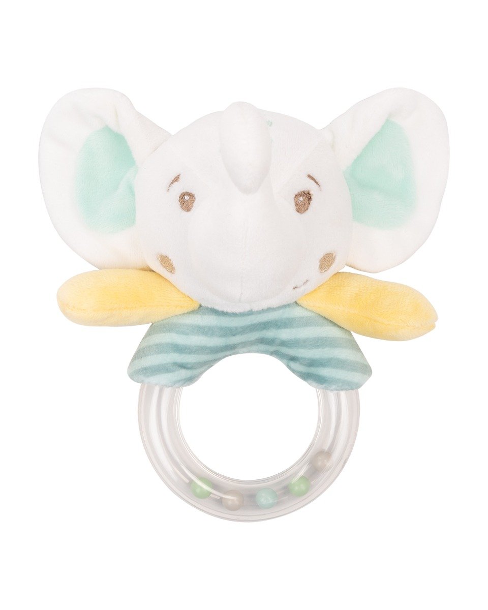 Играчка плюшена дрънкалка Elephant Time