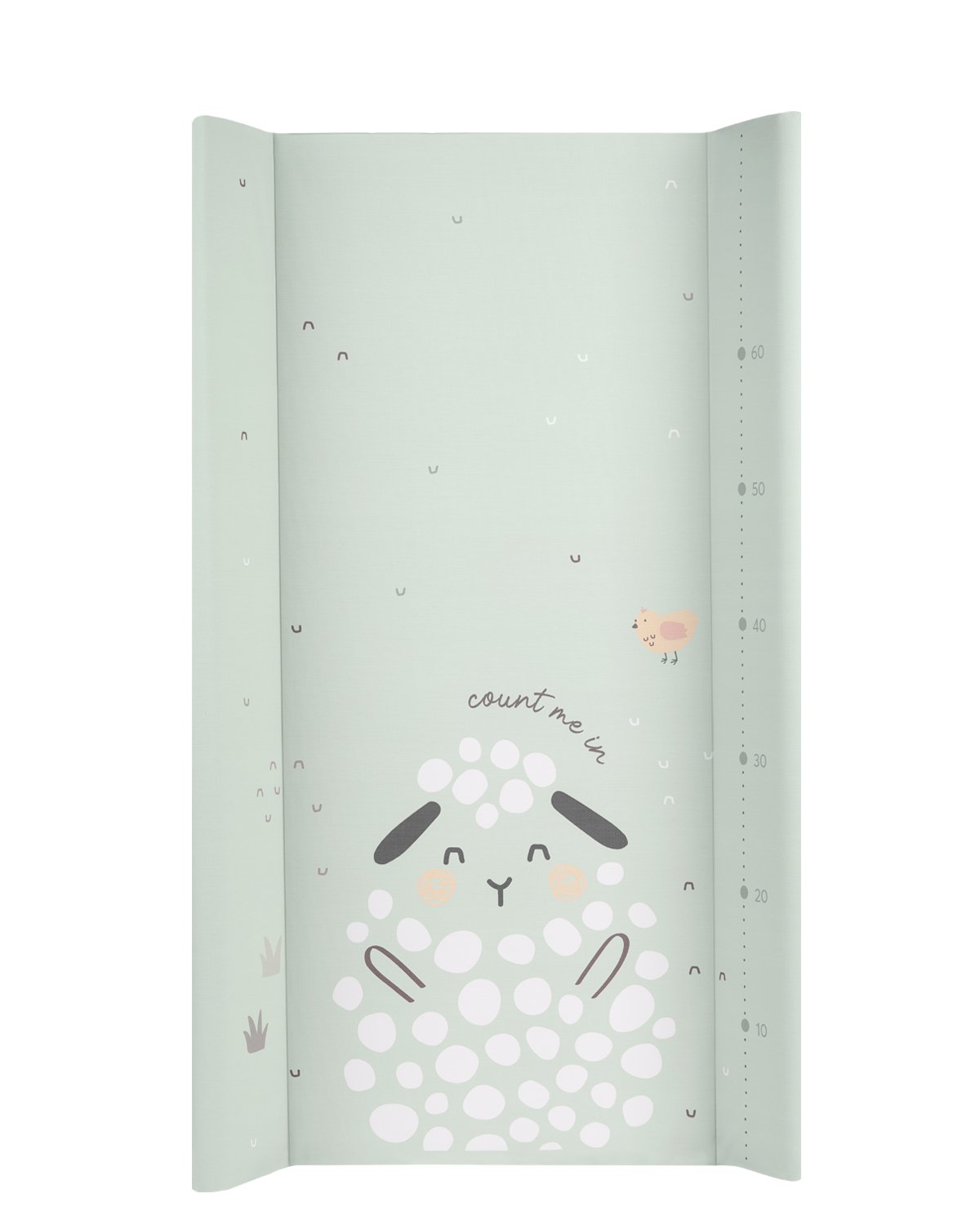 Твърда PVC подложка за повиване 50х80см Sleepy Sheep