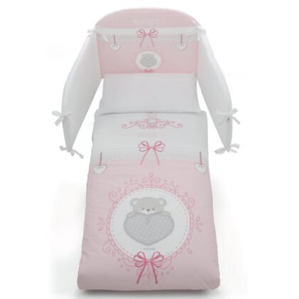 Спален комплект Pony 4 части Pink Baby Chic