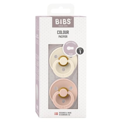 Биберони COLOUR Ivory/Blush 0-6м. 2бр