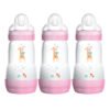 Шише Easy S. Anti-Colic Bottle 260ml 3бр розови