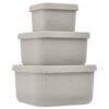 Сет кутии за храна 3 бр Platinum Silicone Sand