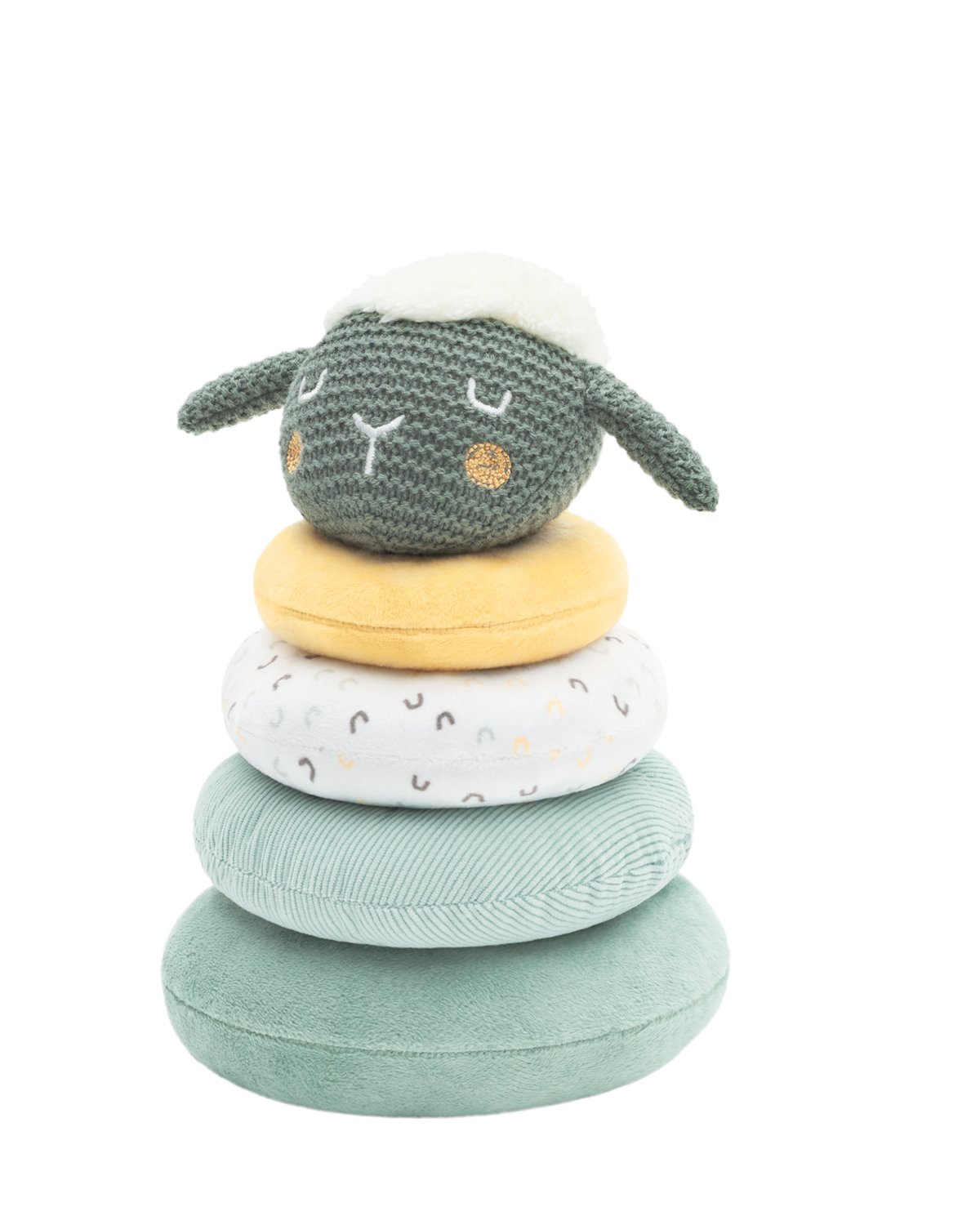 Плюшена кула за нареждане Sleepy Sheep