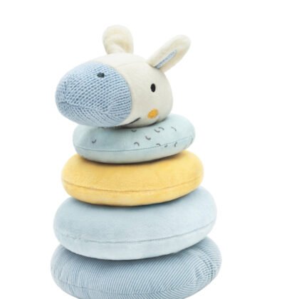Плюшена кула за нареждане Stripy Friends