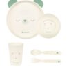 Сет за хранене пластмаса Bear with me Mint