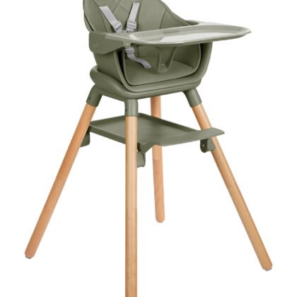 Стол за хранене 6в1 Woody Army Green