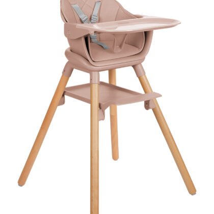 Стол за хранене 6в1 Woody Pink