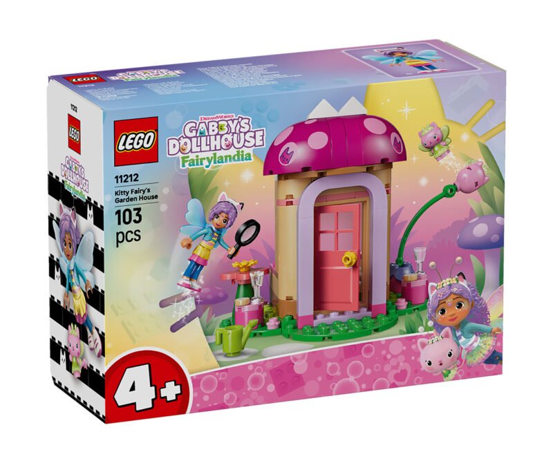 LEGO® Gabby’s Dollhouse 11212 – Градинската къща на котешката фея