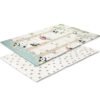 Lorelli Toys Двулицев термо килим за игра 120-180 см сгъваемо, panda park
