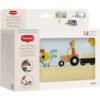 Tiny Love-Сензорна играчка 2-in-1 Tummy Time Farmers Funday, 0м+