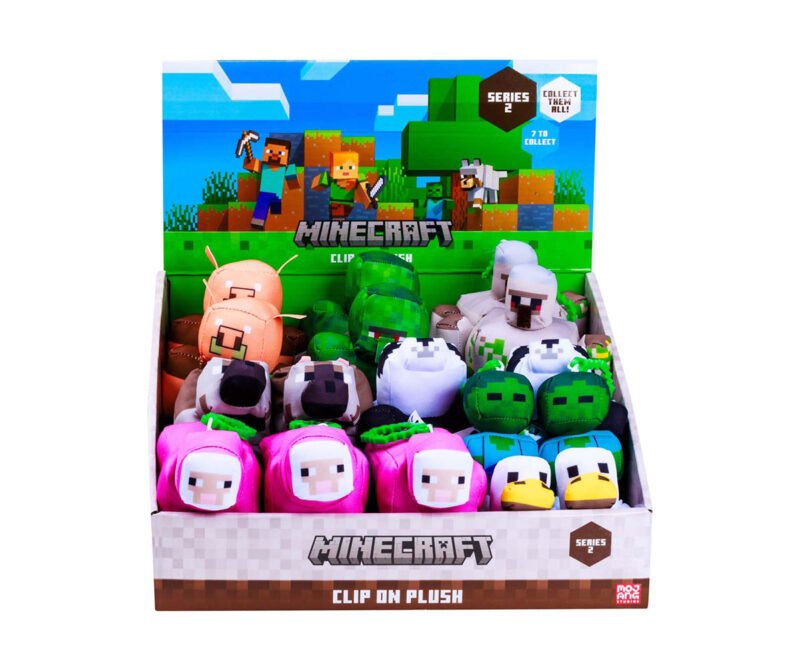 PMI – Minecraft Плюшена фигурка с клипс, 15см