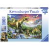 Ravensburger - Пъзел 100 ел. - Ерата на динозаврите