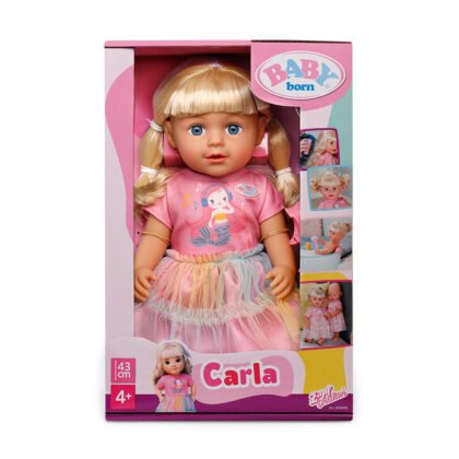 Baby born - Карла, кукла с дълга коса, 43см