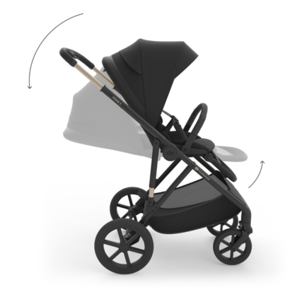 Kinderkraft Prime 3 бебешка количка 2в1 BLACK