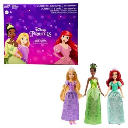 Disney Princess К-кт кукли Tiana&Rapunzel&Ariel