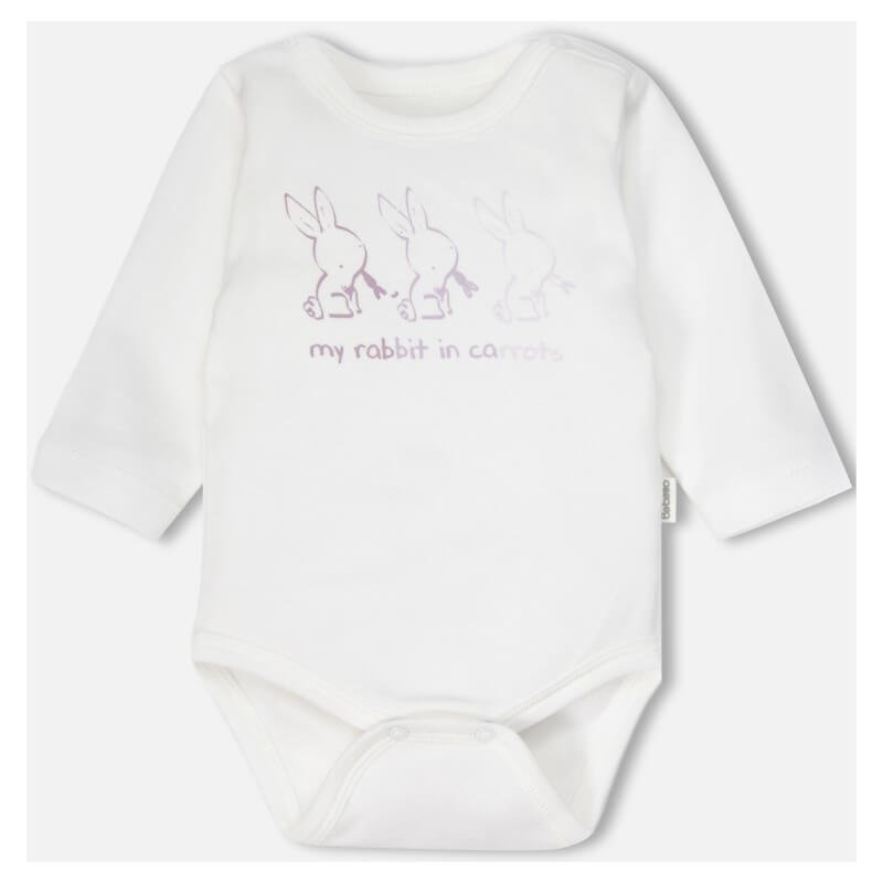 Боди Rabbit and Carrots 6-9M/74 Lilac - Image 3