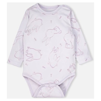 Боди дълъг ръкав Rabbit and Carrots 18-24M Lilac
