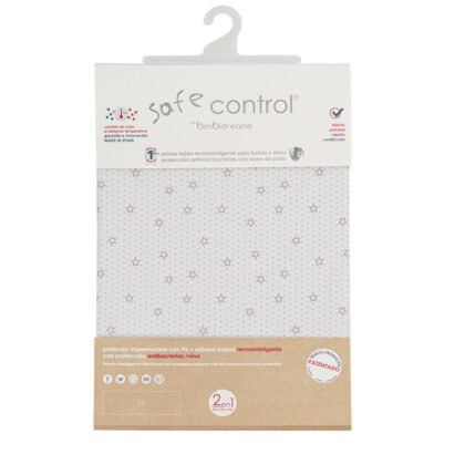 Чаршаф-протектор 2в1 Safe Control 90x200 W/Grey