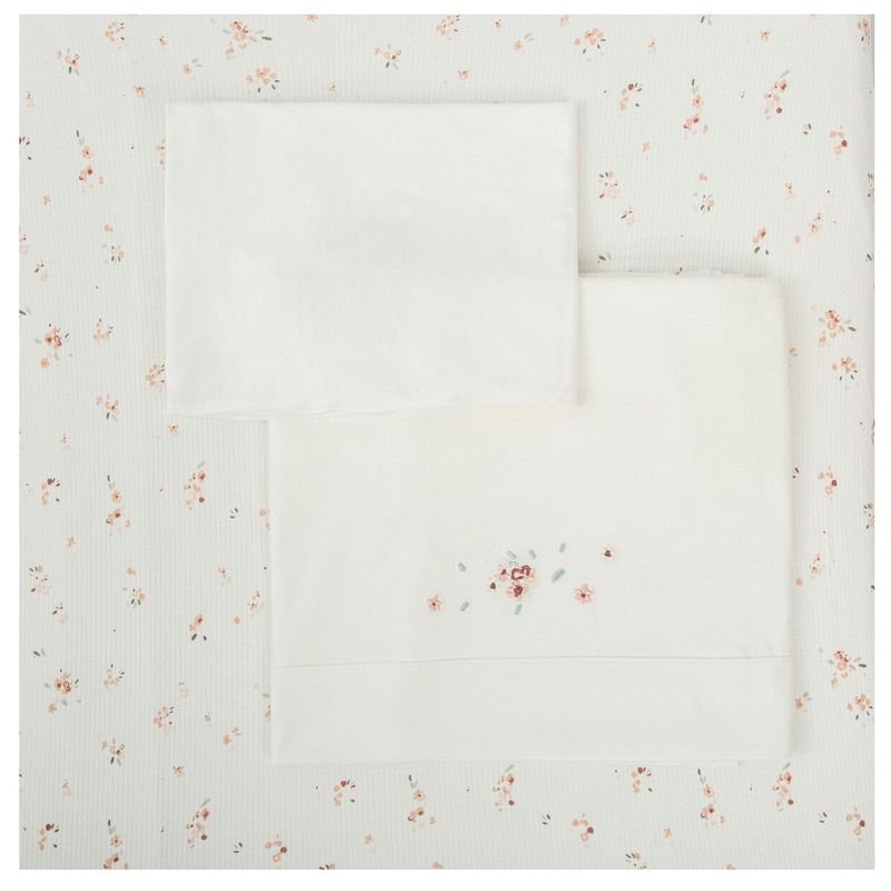 Сп. к-кт трико 3ч Monet 60x120 см White/Pink